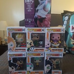 Dragon ball funk pops and a figure